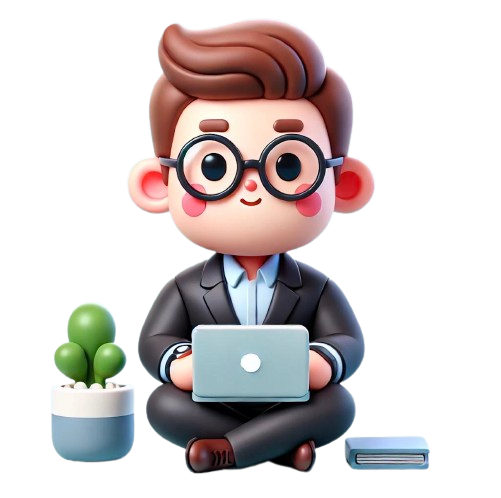 Me sitting with a laptop